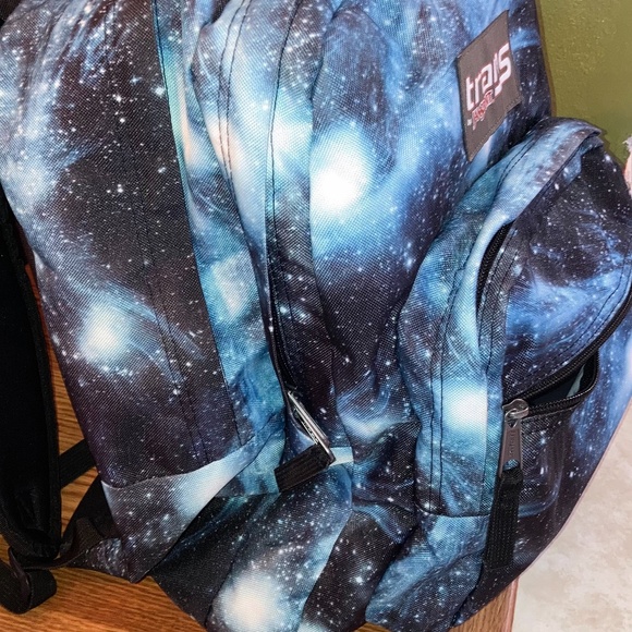 Blue Galaxy Trans by Jansport backpack - Picture 3 of 6